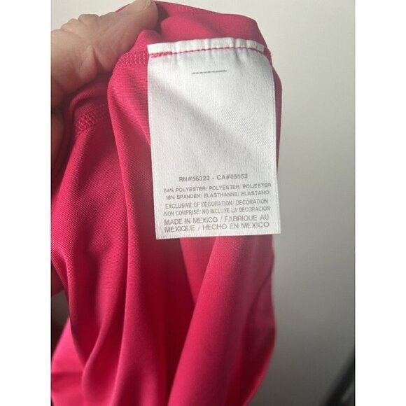 Nike Pro Combat Womens Hot Pink Athletic Tank Sleeveless Stretch Dri Fit Small - Picture 10 of 10